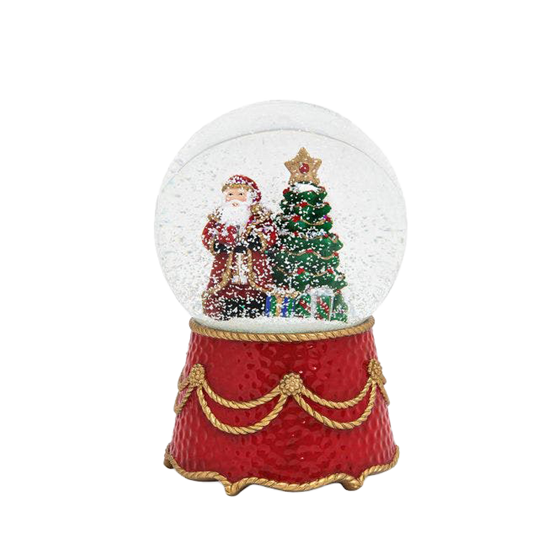 Santa Musical Snowglobe B&T