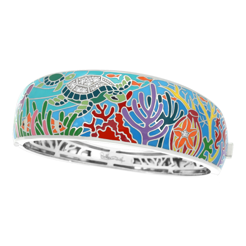 Sea Turtle Aqua Bangle