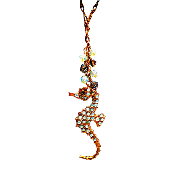 Gold Seahorse Necklace
