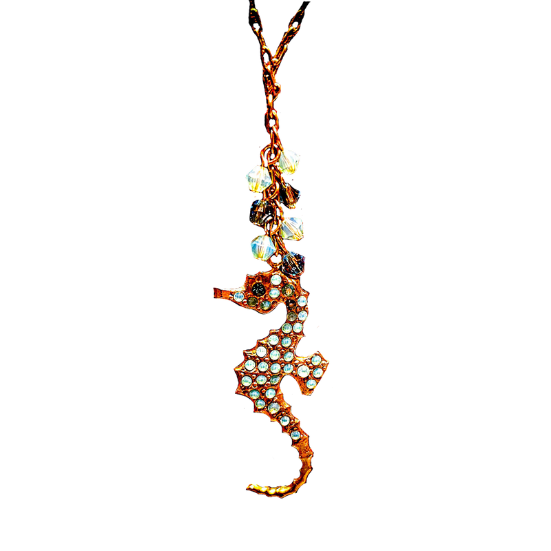 Gold Seahorse Necklace