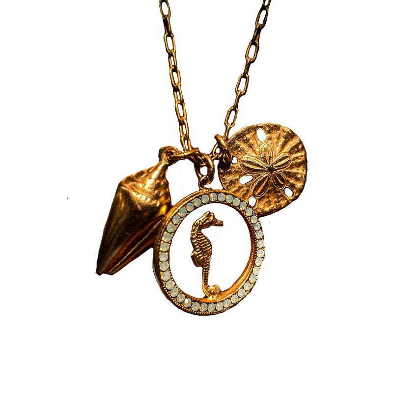 Gold Seaside Necklace