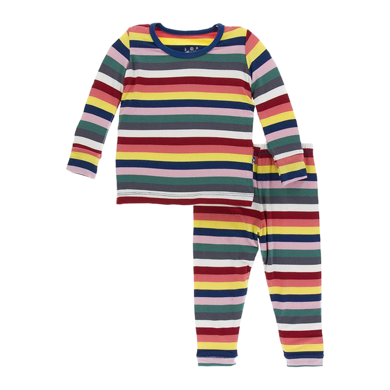 Print Long Sleeve Pajama Set