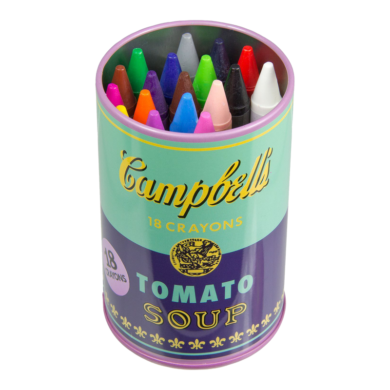 Andy Warhol - Set of Crayons - Campbell's Soup Cans