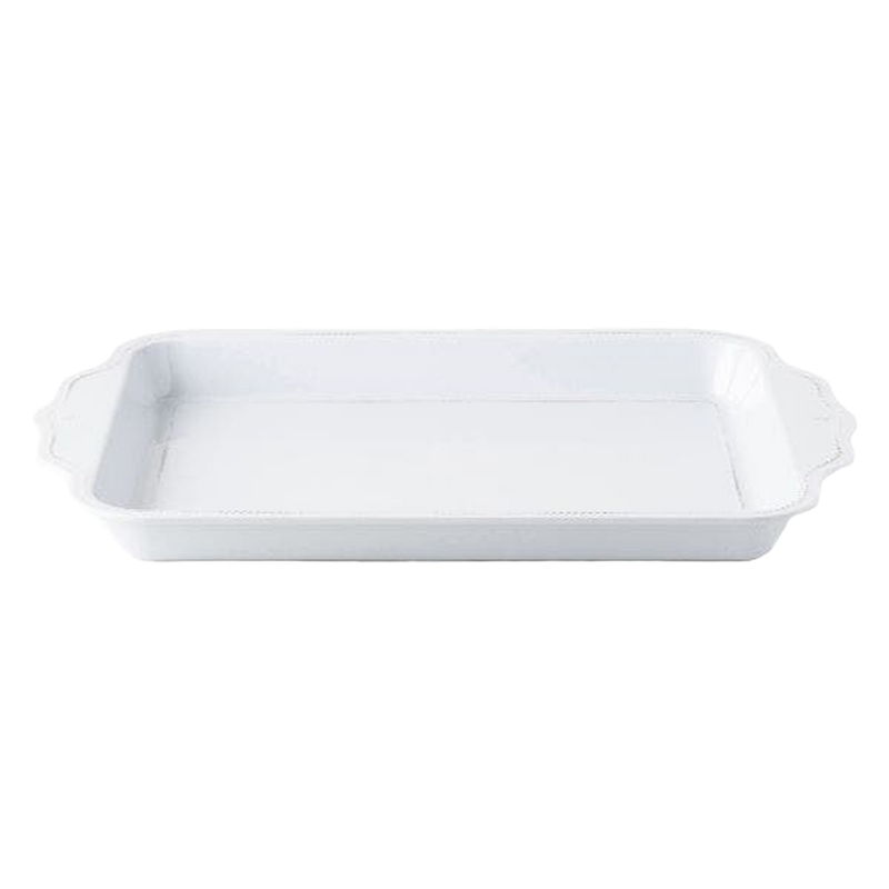 Berry & Thread Melamine Whitewash 24" Handled Tray