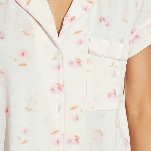 Gisele Printed Crop Pj Set