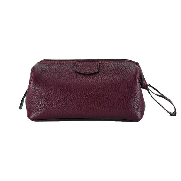 T&H HAVANA NAPPA WASH BAG