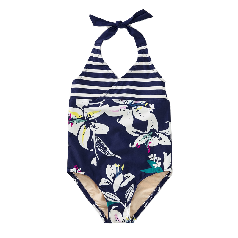 Tropical Lillies Halter One Pc
