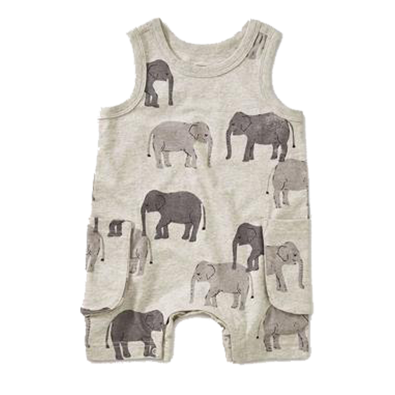 Patterned Tank Romper