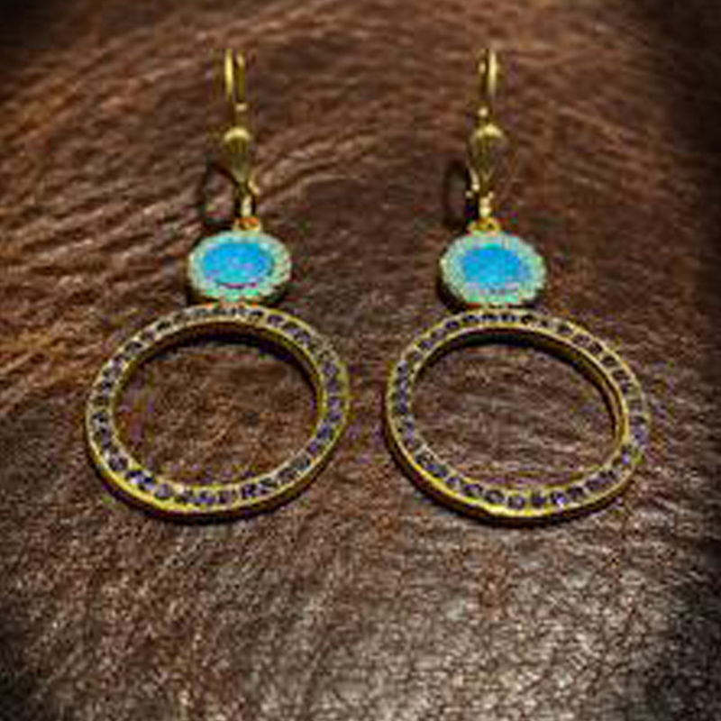 Double Circle Earrings
