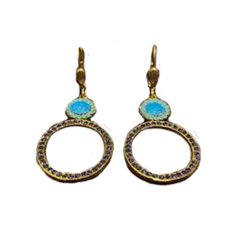 Double Circle Earrings