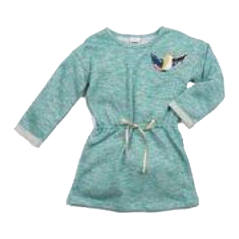 Jamine Teal French Terry Dress