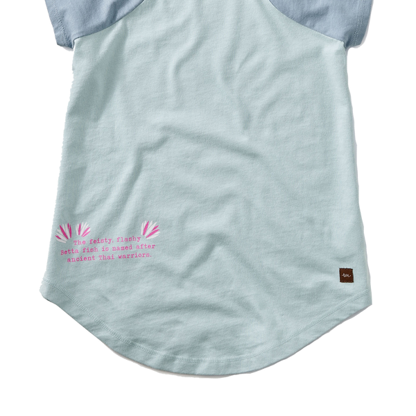 Thailan Beta Fish Raglan Tunic