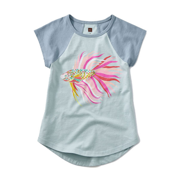 Thailan Beta Fish Raglan Tunic