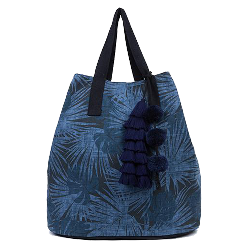 JADEtribe Palm Pattern Tote Bag
