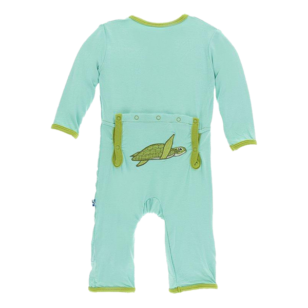 Sea Turtle Coverall with Zipper