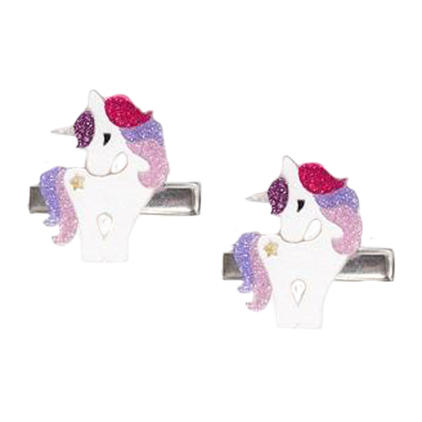 Unicorn Glitter Alligator Clip