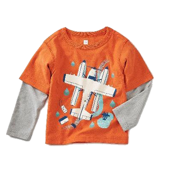 Seaplane Layered Baby Tee