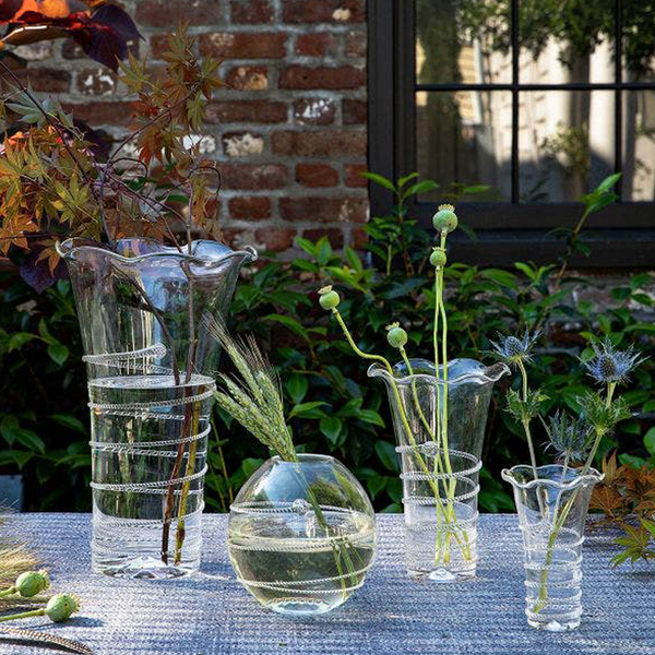 Amalia Clear 6" Flared Vase