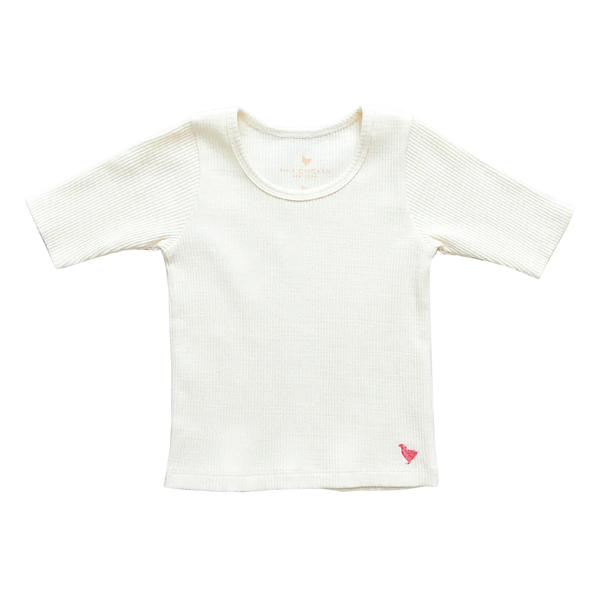 Girls Organic Rib Top