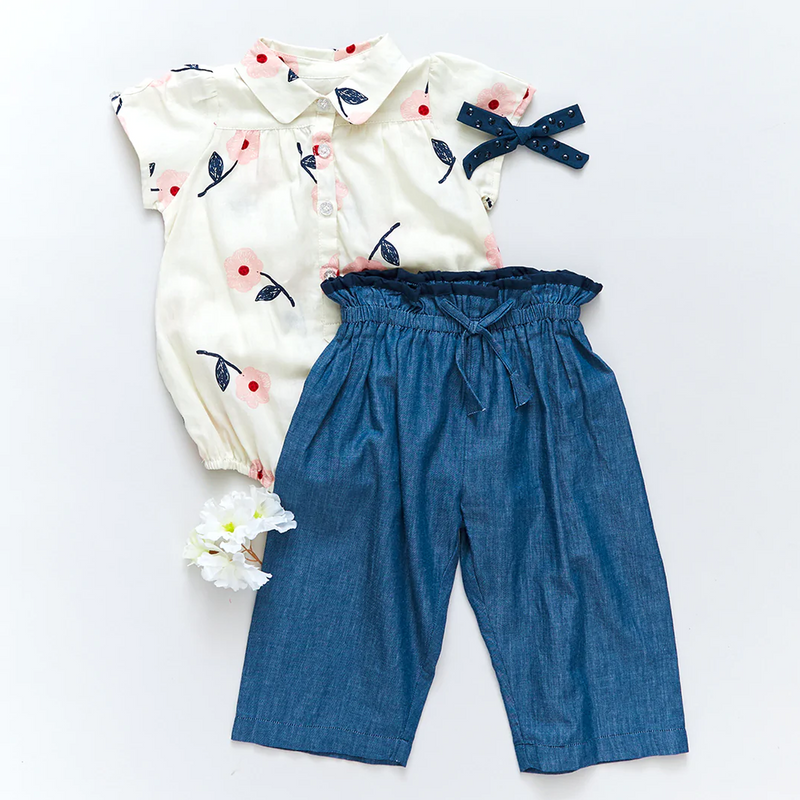 Baby Petal Collar Bodysuit