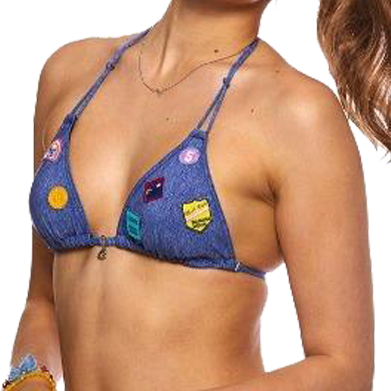 Yero Badges Bikini Top