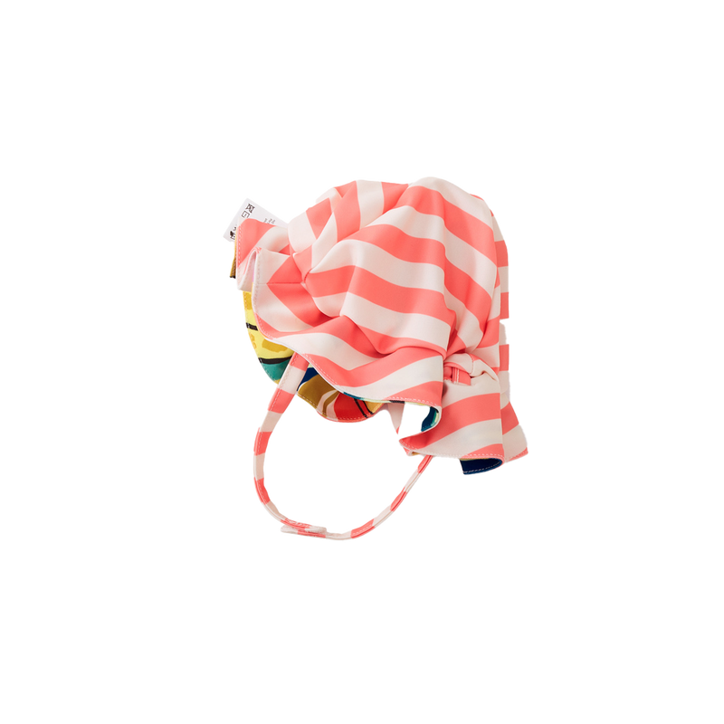 Reversible Ruffle Baby Sun Hat