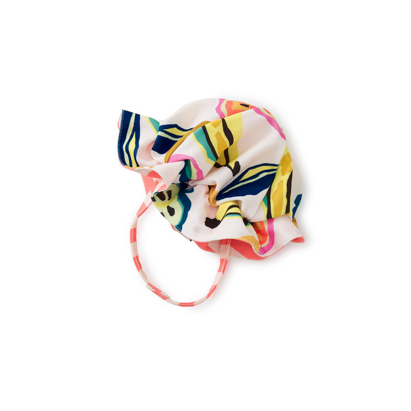 Reversible Ruffle Baby Sun Hat