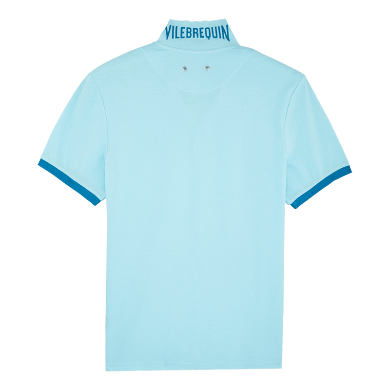 MEN COTTON PIQUE POLO SHIRT SOLID