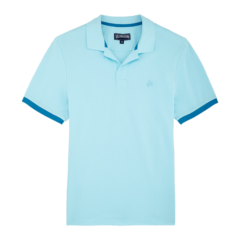 MEN COTTON PIQUE POLO SHIRT SOLID