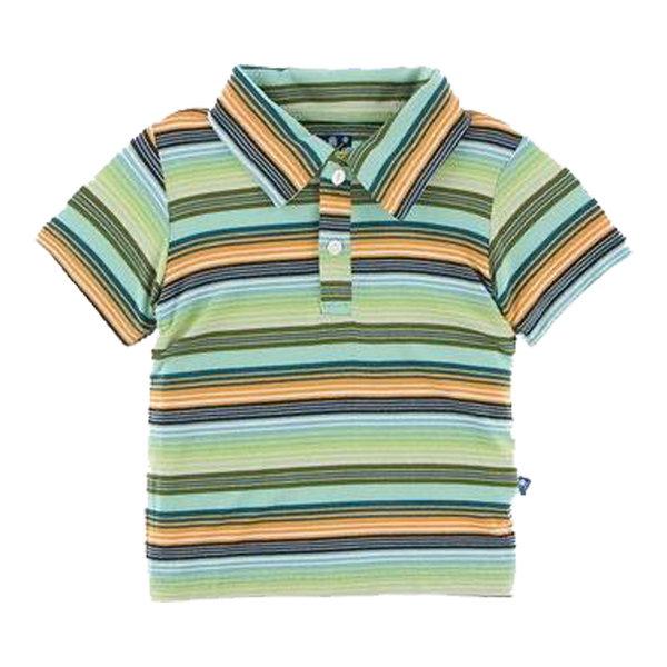 Print Short Sleeve Polo