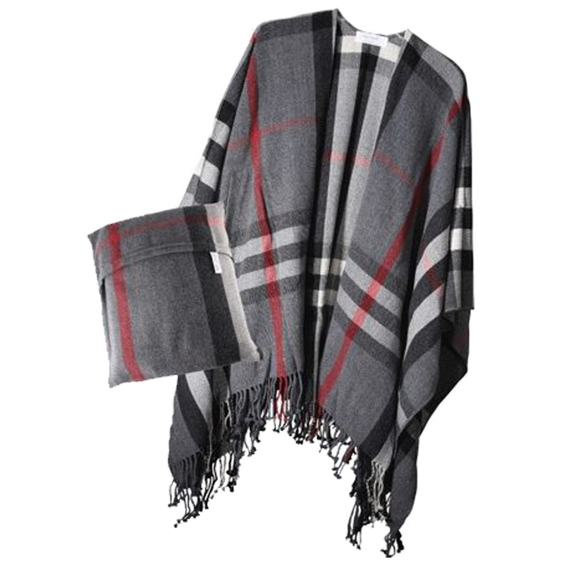 Plaid Travel Wrap