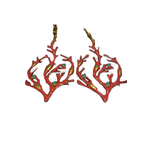 Coral Branch Earrings