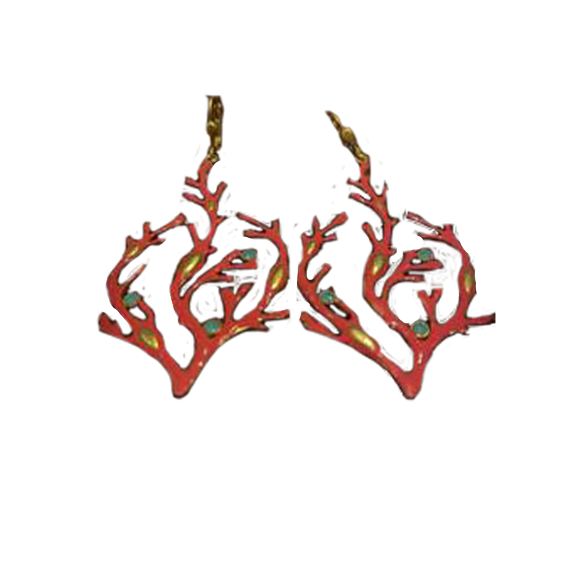 Coral Branch Earrings