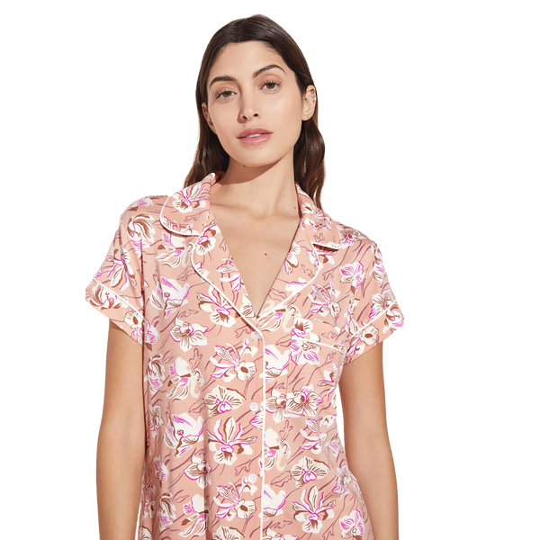 Gisele Short Sleeve Crop PJ Set