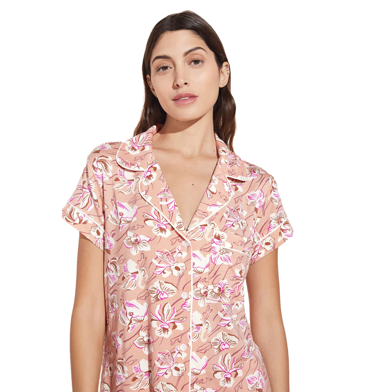 Gisele Short Sleeve Crop PJ Set