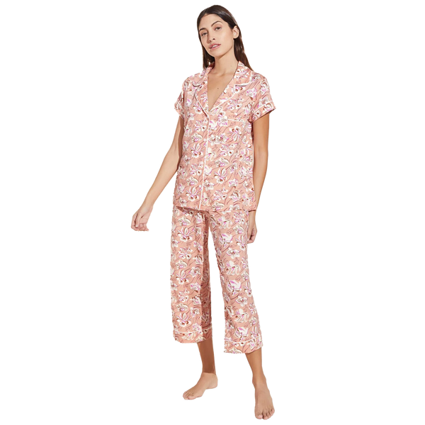 Gisele Short Sleeve Crop PJ Set