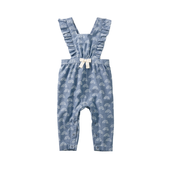 Ruffle Cross-Back Baby Romper