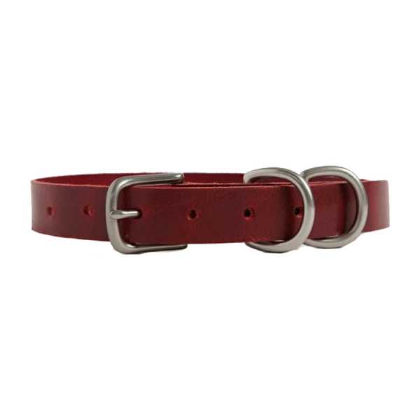 DOG COLLAR LARGE DOUGLAS RED