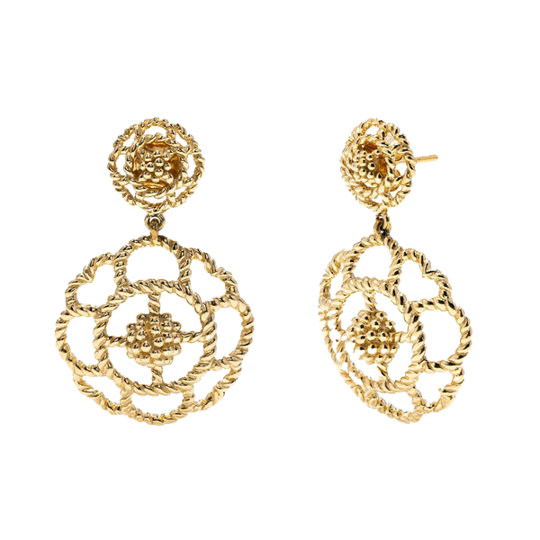 Capucine Double Earrings Gold