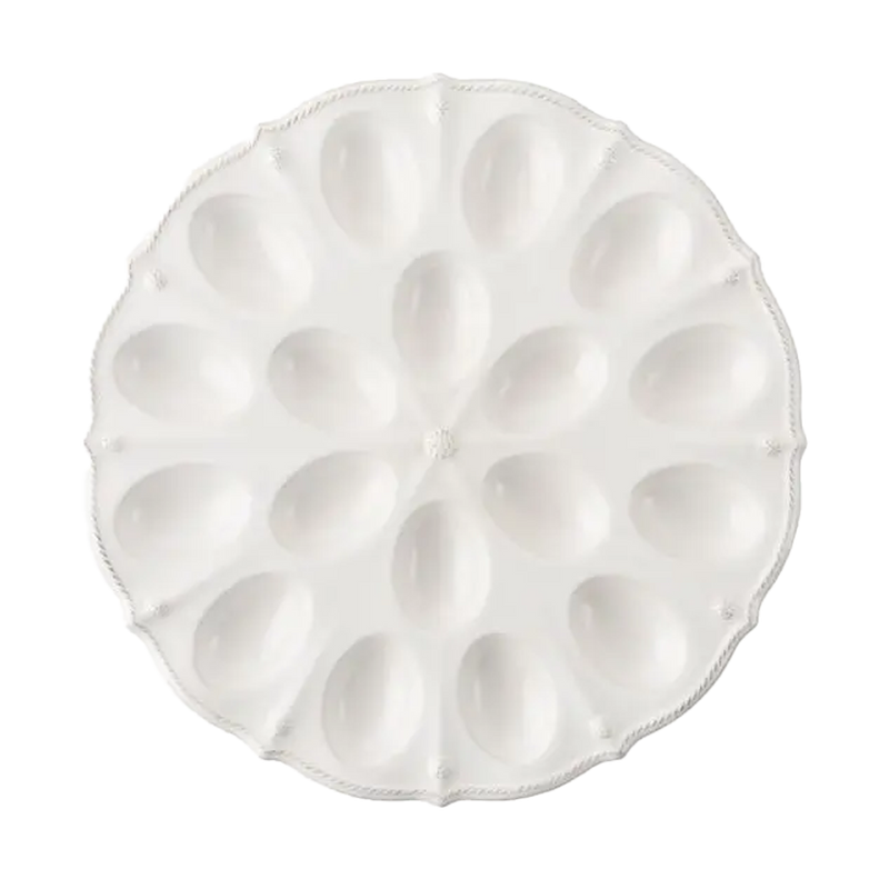 Berry & Thread Whitewash Deviled Egg Platter