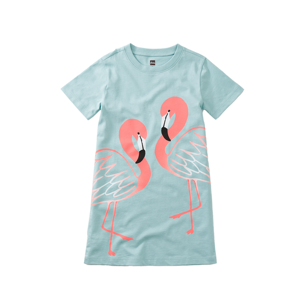 Flamingo Friends T-Shirt Dress