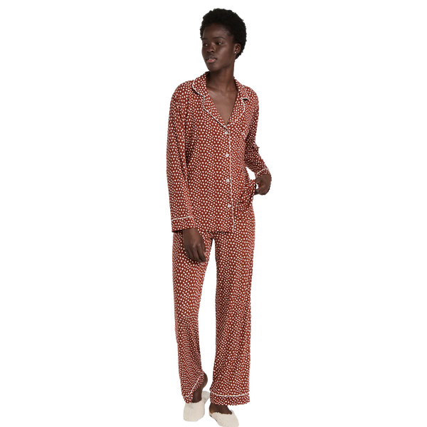 Gisele Printed Long PJ Set