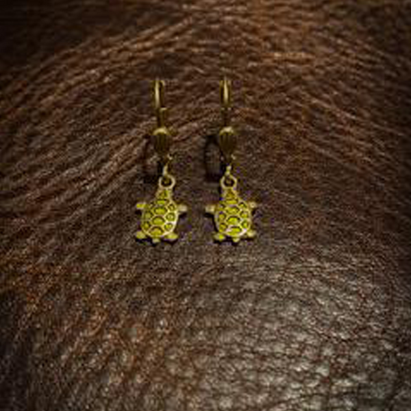 Small Turtle Earrings