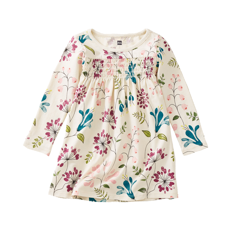 Smocked Empire Baby Dress
