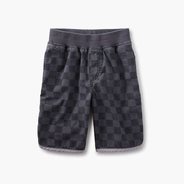 Print Piped Shorts