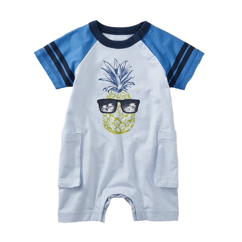 Pineapple Cargo Romper