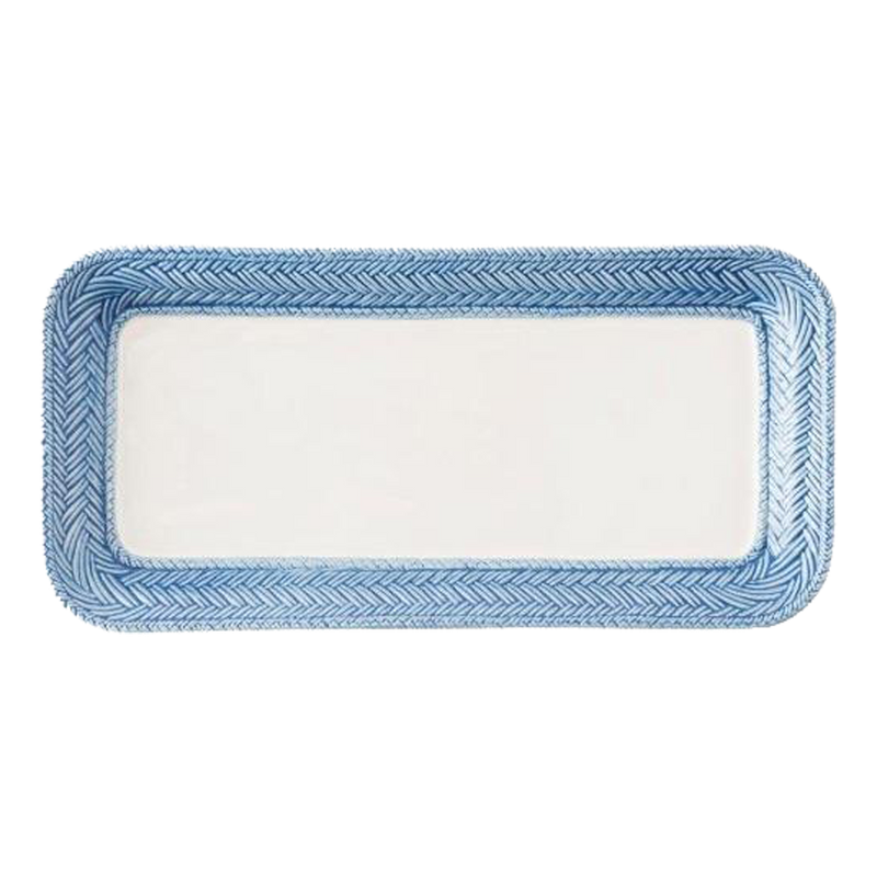 Le Panier White/Delft Hostess Tray