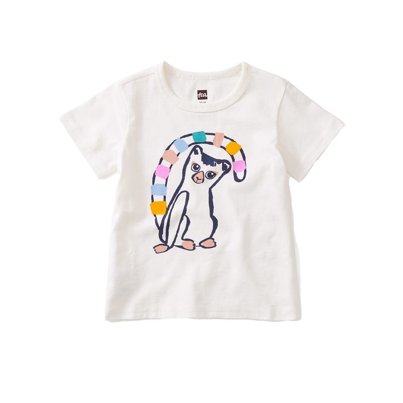 Lemur Rainbow Baby Graphic Tee