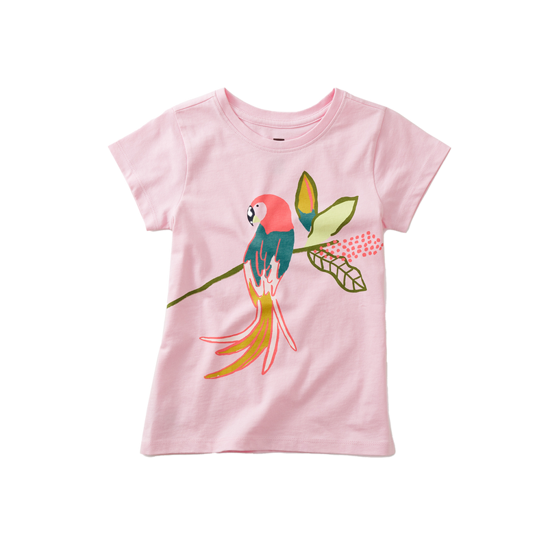 Tropical Macaw Graphic Tee