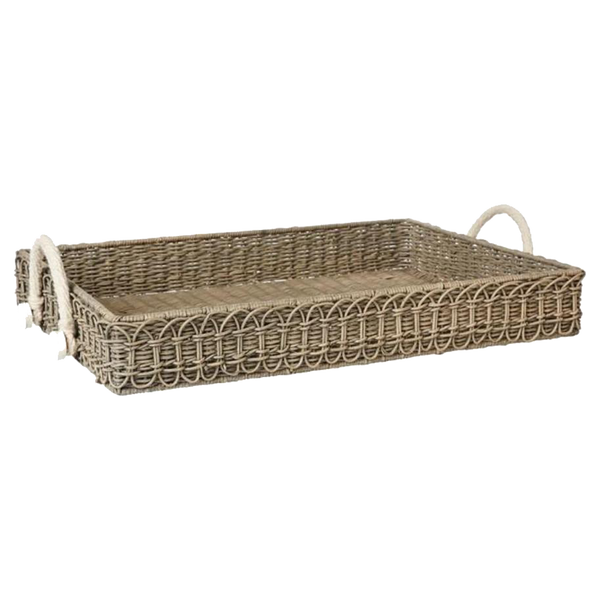 Waveney Wicker Rectangular Tray